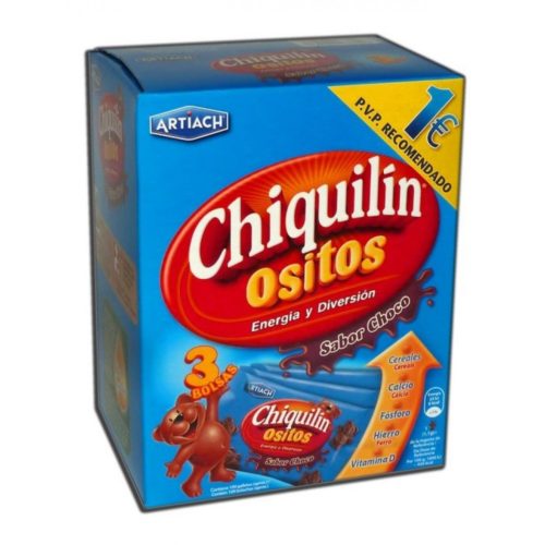 BOLACHA CHIQUILIN OSITOS CHOCOCOLATE 120GR