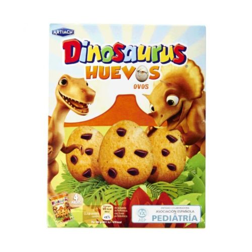 BOLACHA DINOSSAUROS HUEVOS ARTIACH 105GR