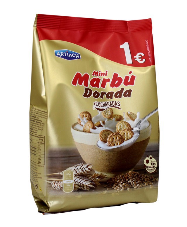 BOL MINI MARBU DORADA ARTIACH 190GR