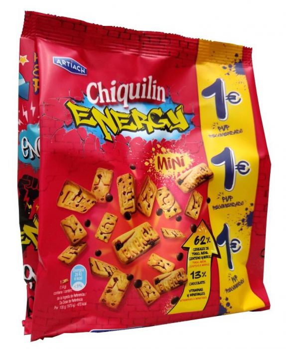BOL CHIQUILIN ENERGY MINI 125GR