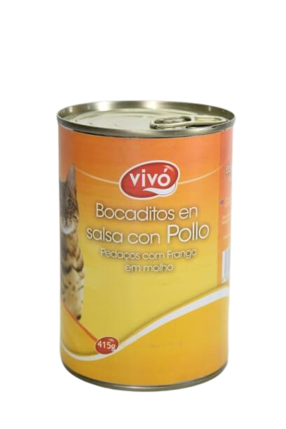 ALIM HUM GATO VIVO FRANGO 415GR