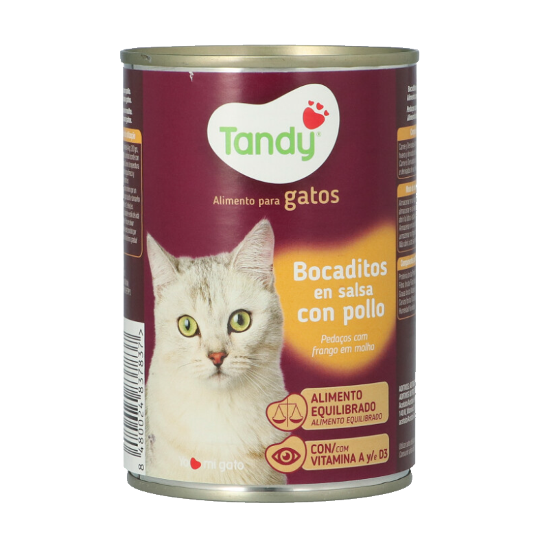 ALIM GATOS TANDY FRANGO 415GR