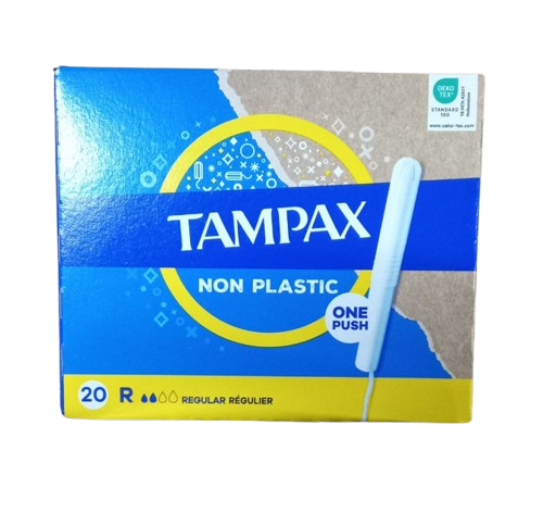 TAMPÃO REGULAR COM APLICADOR TAMPAX 20UN