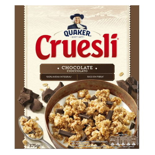 CRUESLI CHOCOLATE QUAKER 375GR