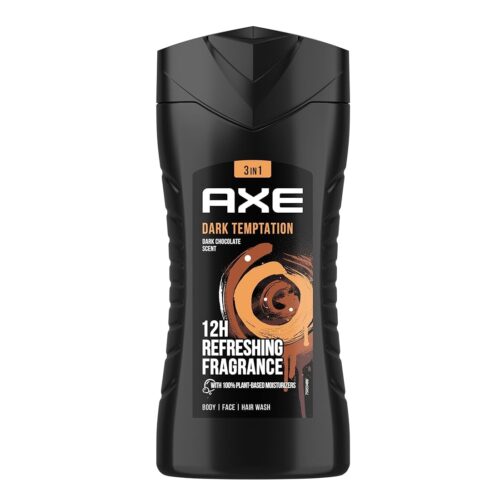 GEL DE BANHO 3 EM 1 DARK TEMPTATION AXE 400ML