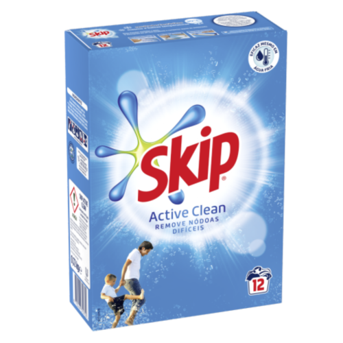 DETERGENTE ROUPA EM PÓ ACTIVE CLEAN SKIP 12D