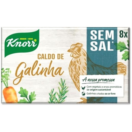 CALDO KNORR GALINHA S/SAL 8 CUBOS