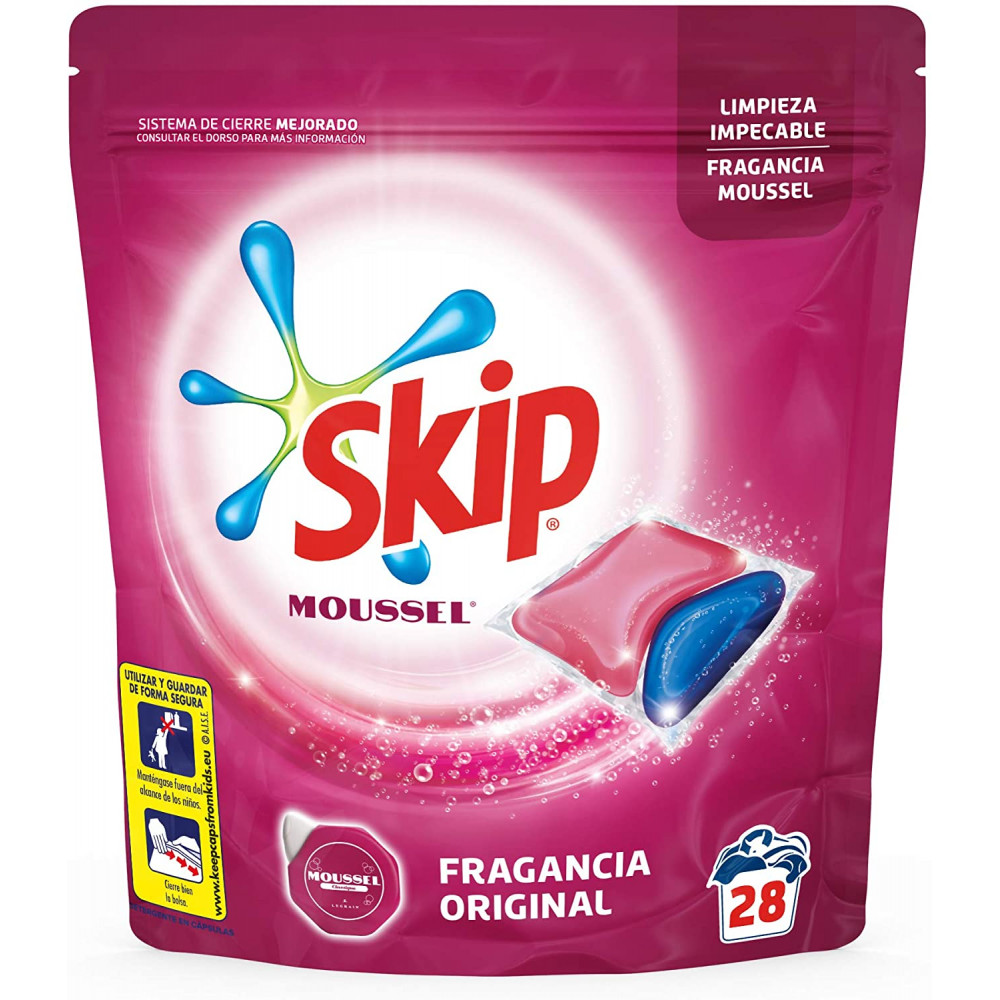 DET ROUPA SKIP MOUSSEL 28CAPS