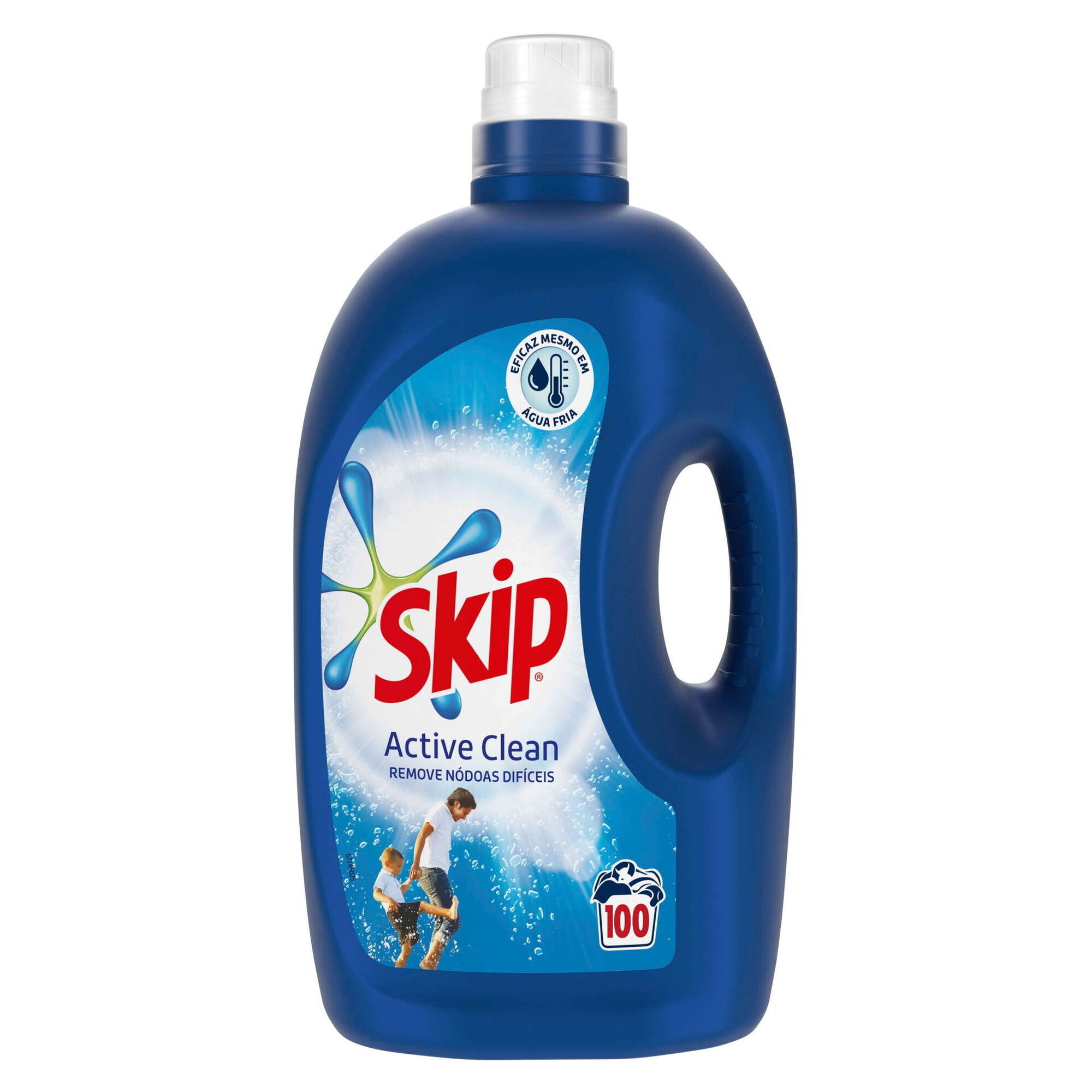 DETERGENTE LÍQUIDO P/ MÁQUINA ROUPA ACTIVE CLEAN SKIP 100D