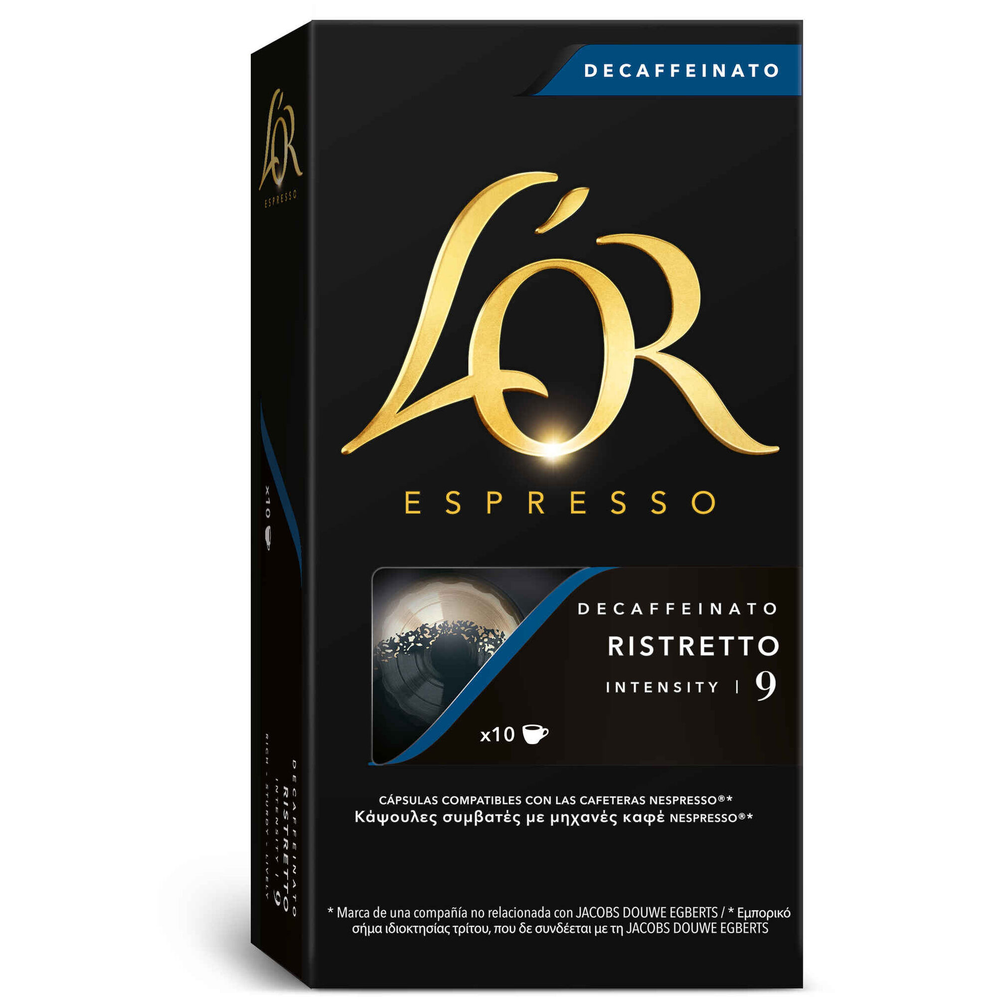 CAP CAFÉ L'OR RISTRETTO DESCAF 10U