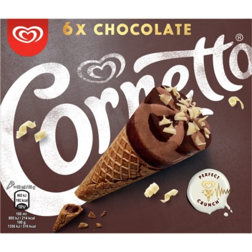 GELADO CORNETTO CHOCOLATE 6X90ML