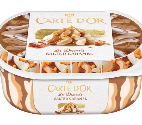 GELADO CARTE D'OR ART SALTED CARAMEL 900ML