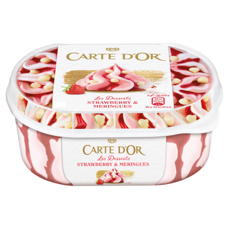 GELADO MORANGO & MERENGUE CARTE D'OR 900ML