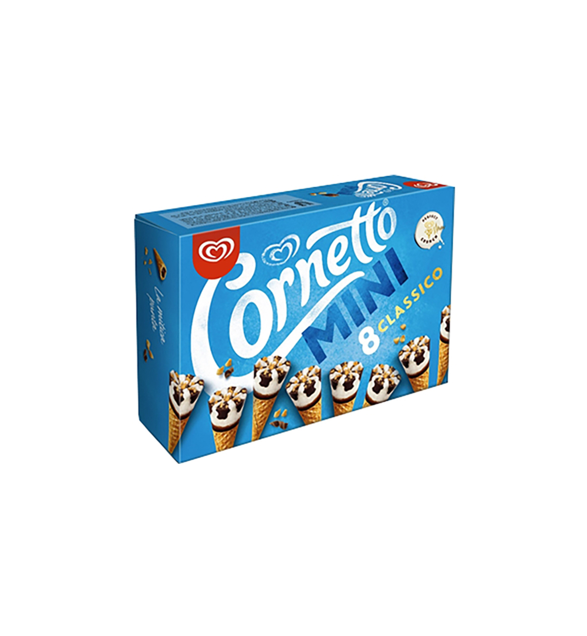 GELADO CORNETTO MINI CLASSICO 8X60ML