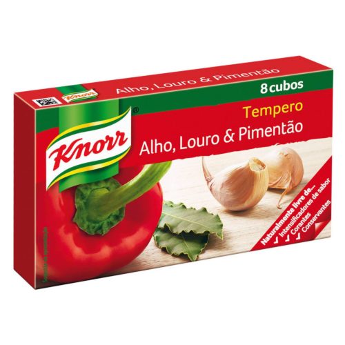 TEMPERO HORTA ALHO PIMENTÃO LOURO KNORR 8CUB
