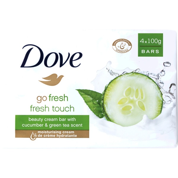 SABONETE DOVE GO FRESH 4X100G