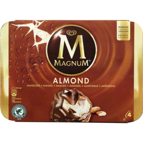 GELADO AMÊNDOA MAGNUM 4X100ML