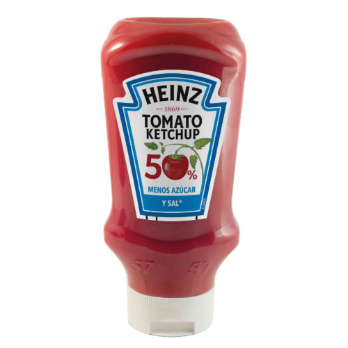 KETCHUP -50% AÇÚCAR/SAL HEINZ 550GR