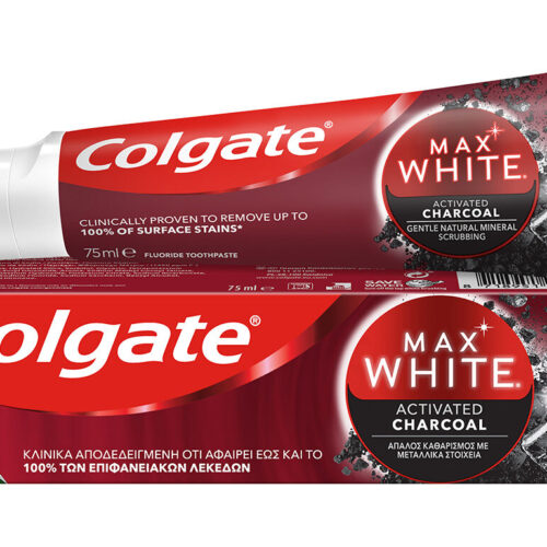 PASTA DE DENTES MAX WHITE CARVÃO COLGATE 75ML