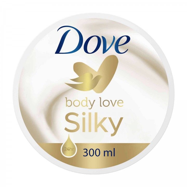 LOÇÃO BODY CREAM SILKY DOVE 300ML