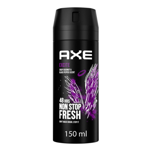 DESODORIZANTE SPRAY EXCITE AXE DRY 150ML