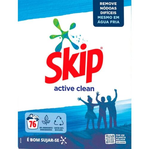 DETERGENTE PÓ ACTIVE CLEAN SKIP 76D