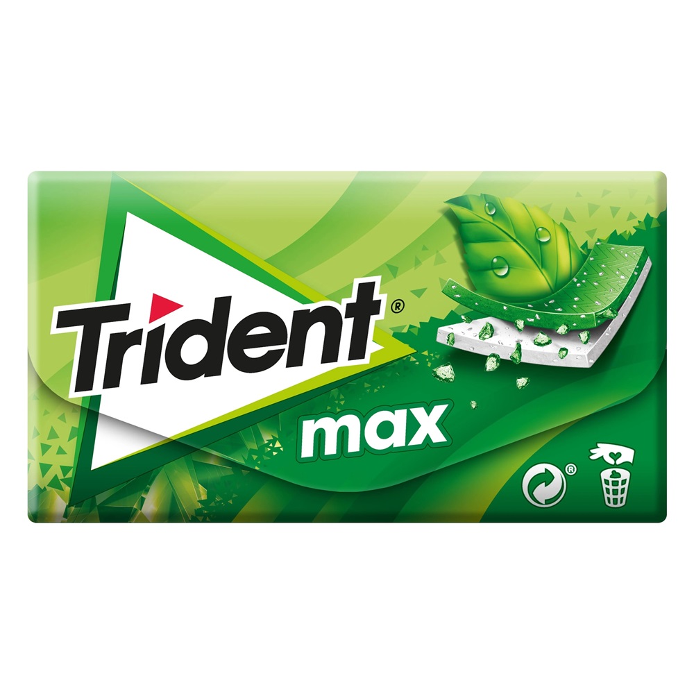PASTILHAS MAX SPEARMINT TRIDENT 27GR