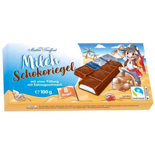 BARRINHAS CHOC LEITE M TRUFFOUT 100GR
