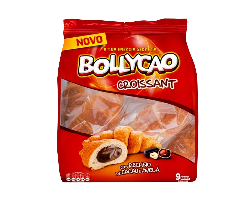 BOL BOLLYCAO CROISSANT CACAU 378GR 9UN