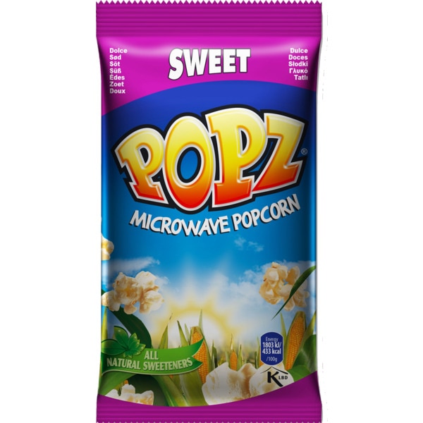 PIPOCAS DOCE MICROONDAS POPZ 90G