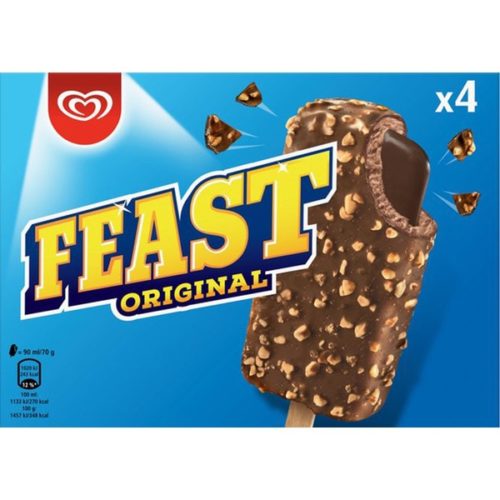 GELADO FEAST ORIGINAL 4X90ML