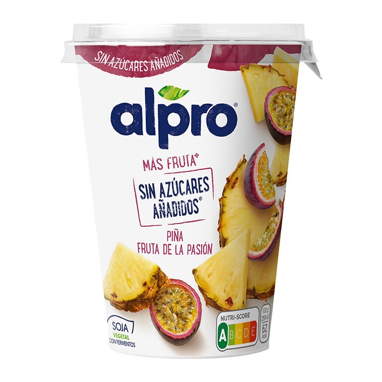 IOGURTE SOJA ANANAS E MARACUJA ALPRO 400G