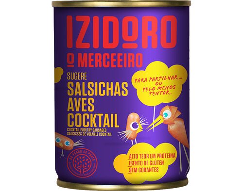 SALSICHAS AVES COCKTAIL IZIDORO 8UN 170GR