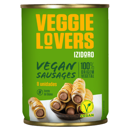 SALSICHAS VEGAN IZIDORO 8UN 180GR