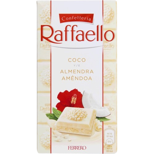TABLETE CHOCOLATE RAFFAELLO FERRERO 90GR