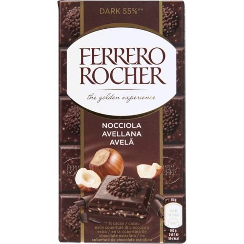 TABLETE CHOCOLATE NEGRO FERRERO 90GR