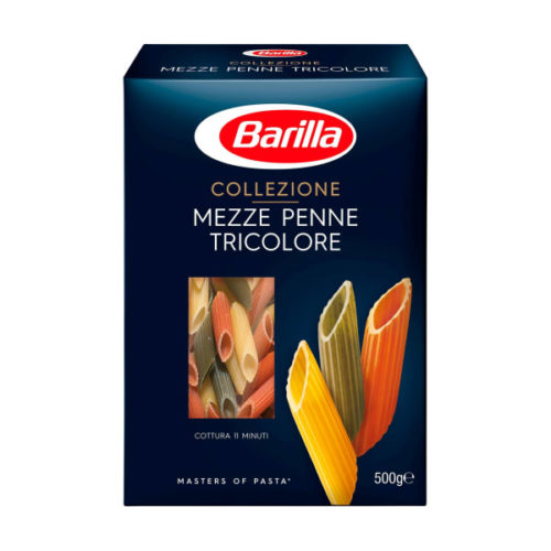 MASSA PENNE TRICOLOR BARILLA 500GR