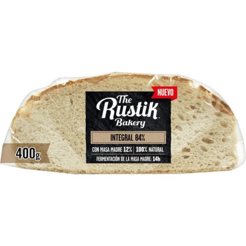 PÃO INTEGRAL C/MASA MADRE THE RUSTIK BAKERY 400GR