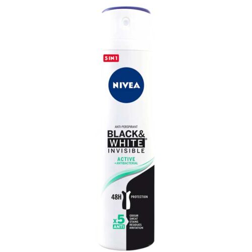 DEO NIVEA INVISIBLE B&W ACTIVE 200ML