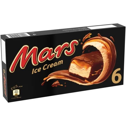 GELADO MARS 6X41,8ML BARRA