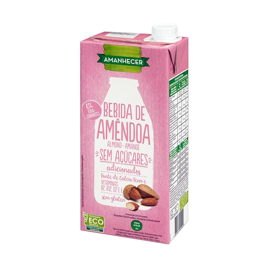 BEBIDA AMANHECER AMENDOA S/AÇUCAR 1L