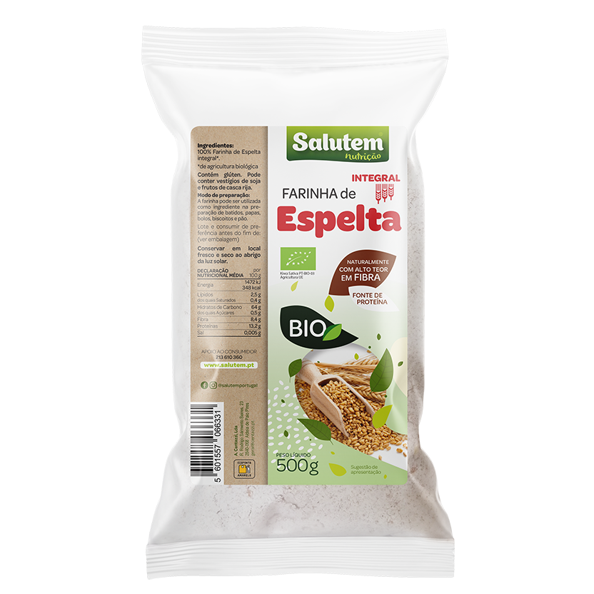 FARINHA ESPELTA BIO SALUTEM 500G