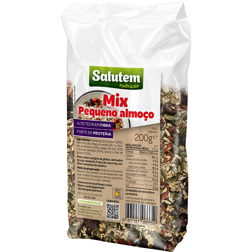 MIX PEQUENO-ALMOÇO SALUTEM 200G