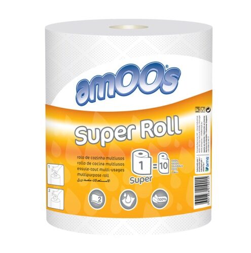 ROLO COZINHA SUPER ROLL 1=10R 2FOLHAS AMOOS
