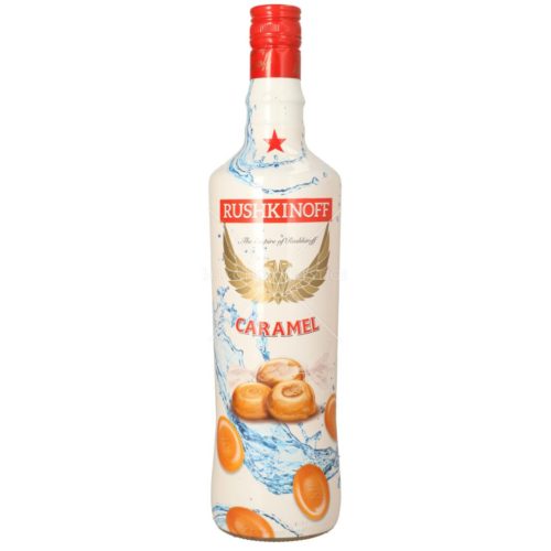 VODKA RUSHKINOFF CARAMELO 1L 18°