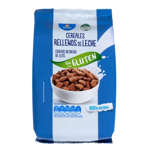 CEREAIS RECHEADOS LEITE S/GLUTEN ALTEZA 400G