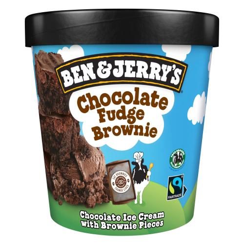 GELADO BEN & JERRY'S FUDGE BROWNIE 465ML