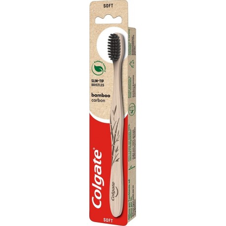 ESCOVA COLGATE BAMBU CARVÃO SOFT