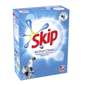 DETERGENTE PÓ SKIP ACTIVE CLEAN 100D