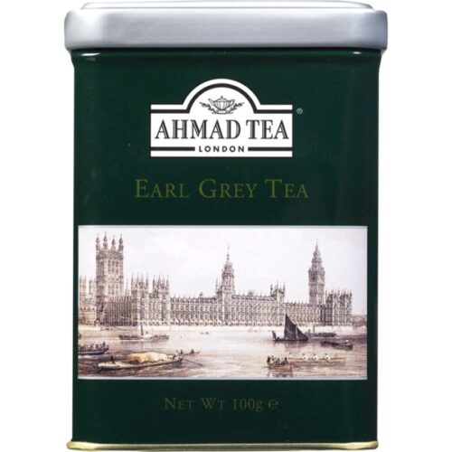 CHÁ PRETO EARL GREY AHMAD TEA 100GR